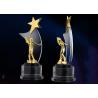 Buy cheap Golf Cups And Trophies Gold Plated Finishing Type For BB Praise from wholesalers