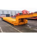 3 Axle 60 Ton Lowbed Semi Trailer Detachable Removable Gooseneck Lowboy Trailer