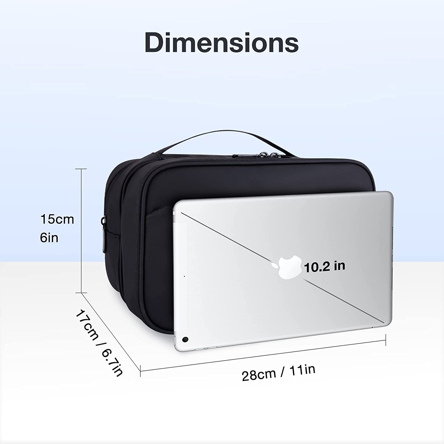 Water Resistant Bathroom Toiletries Organizer PU Leather Cosmetic Bags For Men Women