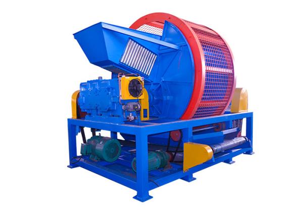Buy cheap High Output Tyre Shredder , Waste Tyre Recycling Equipment Easy Installation from wholesalers