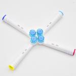 Adult Rotating Oscillating Battery Toothbrush Heads With Oem Logo