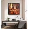 Buy cheap Cityscape Palette Knife Oil Painting Modern Street Oil Paintings For Decoration from wholesalers