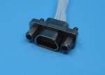 Aluminum Alloy J30j Series Connector Receptacle 9 Pins Connector 100mm Wire