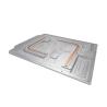 Buy cheap Aluminum Extrusion Plate Heat Sink With 2 Pipes Friction Welding from wholesalers