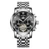 Buy cheap KINYUED High quality Tourbillon automatic mechanical movement stainless steel band waterproof Watch from wholesalers