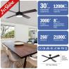 Buy cheap 4*MDF Blades Dimmable LED Ceiling Fan With Remote Control And Lamp Whisper-Quiet from wholesalers
