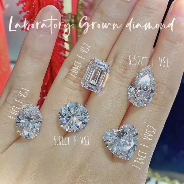 IGI Certified cvd synthetic diamonds Pear Loose Diamonds jewelry design lab made