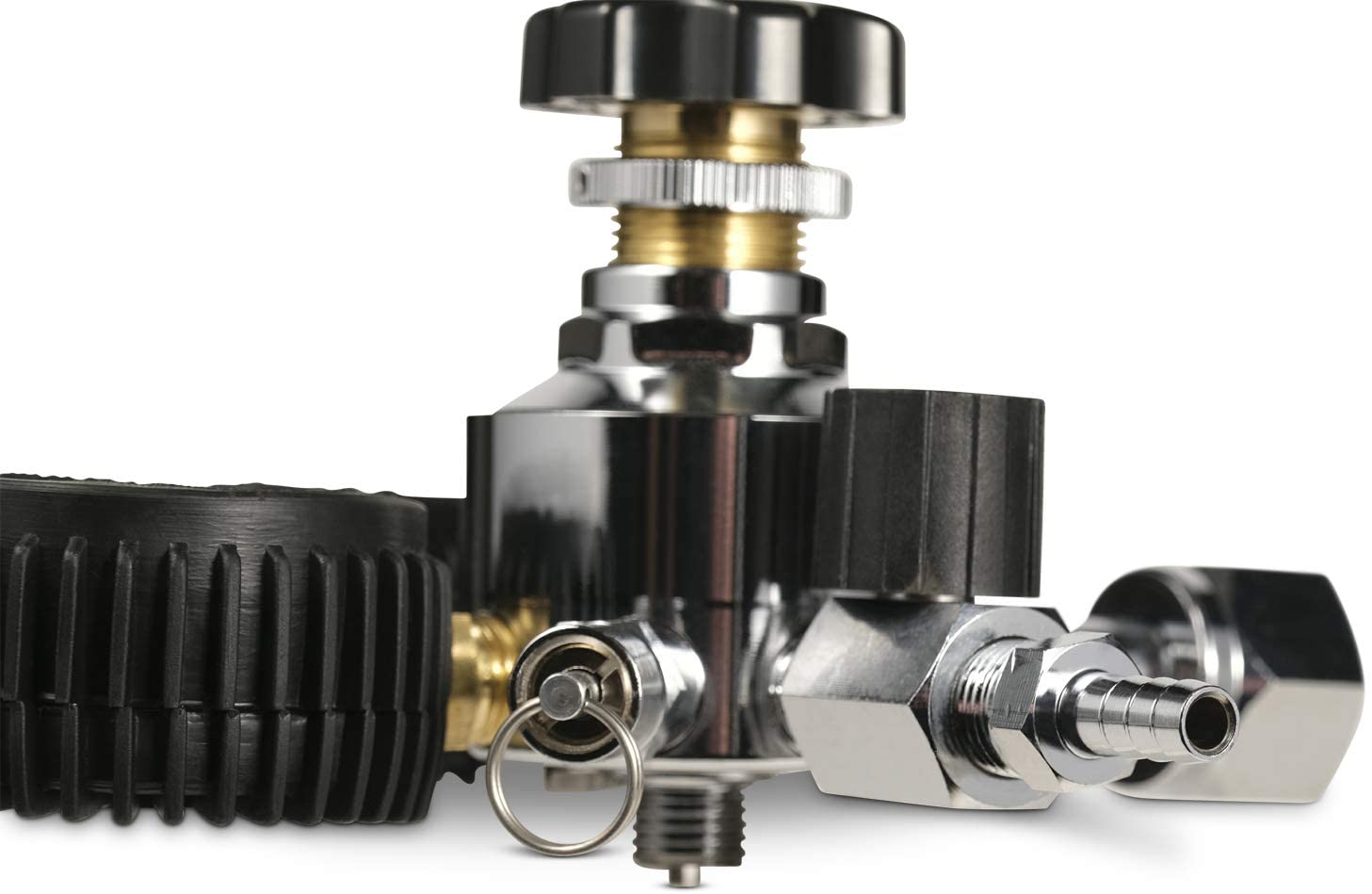 Customized Outlet Nut Screw Beer Keg CO2 Regulator with Safety Pressure Relief Valve