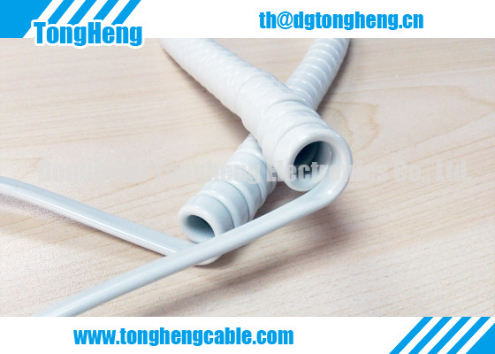 LCD and Plasma Panel Interconnection TPU Jacket Coiled Cable