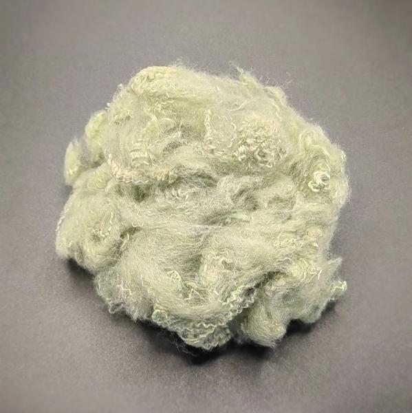 Buy cheap Flame Retardant Color Fiber Recycled Polyester Staple Fiber Virgin Grade In Grey from wholesalers
