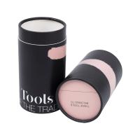 Buy cheap Brush Cardboard Cylindrical Packaging Box Container 30mm Height product