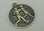 Antique Brass Plating Die Cast Medals Running Zinc alloy Material 3D