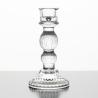 Buy cheap 6 Inch Color Glass Candle Holder Machine Pressed Crystal Taper Candlestick Holders from wholesalers