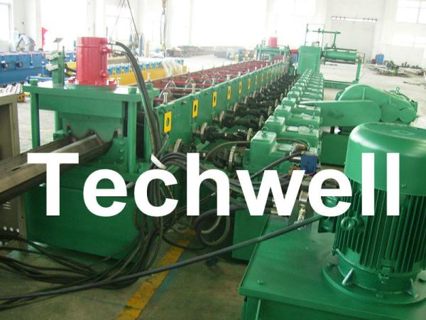 Forming Speed 10 - 12m/min W Beam Guardrail Forming Machine for Crash Barrier TW