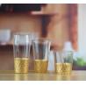Buy cheap 450ml Gold Cutted Honeycomb Stemless Crystal Wine Glass from wholesalers