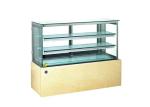 Marble Base Tempered Glass 490W Cake Display Fridge