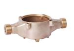 Portable Bronze Water Meter Body , Cold Water Flow Meter NSF61 Certificate