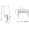 Buy cheap Male connectors with solder pins Pitch: 7.5mm/0. 295 in from wholesalers