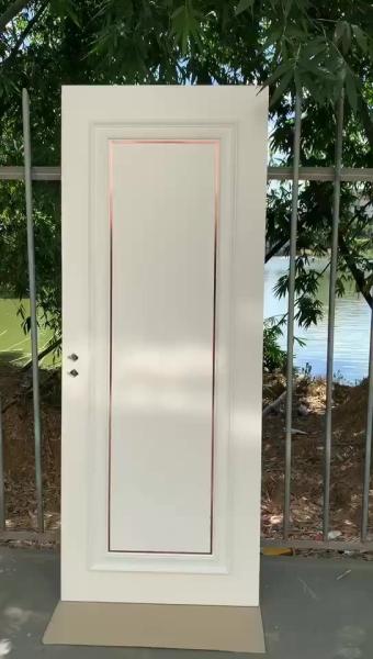 Buy cheap Contemporary 208cm Melamine Wooden Door Compound Moisture Proof from wholesalers
