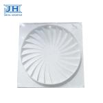 Air Conditioning Assembly Parts SPCC Steel Square Swirl Diffuser Air Flow