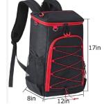 30 Cans Multifunction Nylon Food Insulated Cooler Backpack