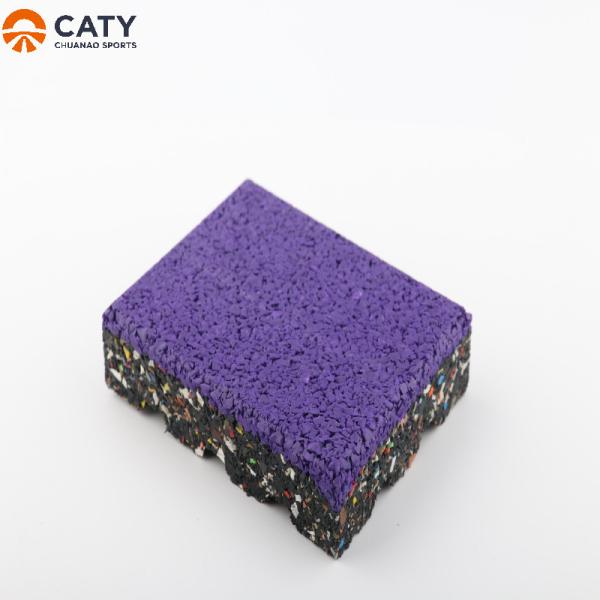 Buy cheap Shockproof Playground Rubber Floor Tiles Wear Resistant Practical from wholesalers