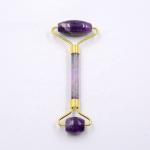 100% Natural Jade Crystal Roller Amethyst Facial Massage Beauty Roller