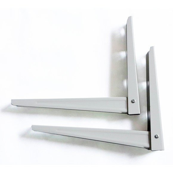Cold Rolled Steel AC Unit Repair Parts Folding Wall Mounting Bracket 1.8mm