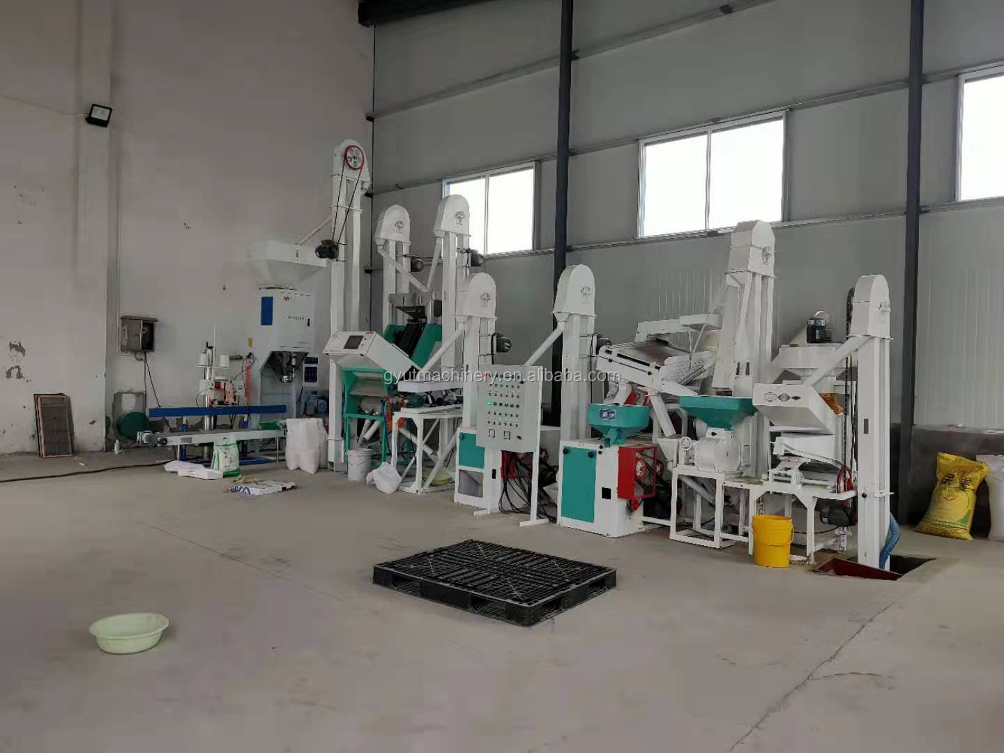 Commercial Rice Mill Machinery for 50tpd Rice Milling Processing Raw Material Rice
