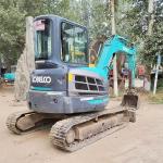 Shanghai Used Kobelco SK55 Excavator Good Condition 28.3 KW 5290 KG Operating