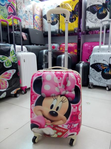 Buy cheap hot sale lovely kids trolley luggage bag suitcases in baigou baoding hebei China Factory from wholesalers