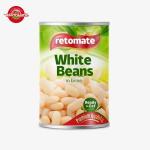 Convenient Canned White Kidney Beans In Brine 800g Nutritious Food