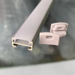 CE RoHS LED Aluminum Profile Linear Light Clear Milky Cover End Caps Clips Under