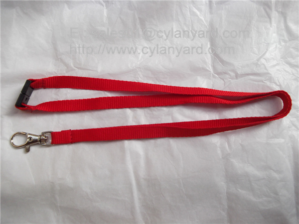 Dyed coloured polyester strap lanyards