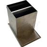 Buy cheap Metal Fabrication Indoor Outdoor Stainless Steel Trash Cans from wholesalers