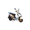 Buy cheap White Plastic Body Gas Powered Moped Scooters Aluminium Wheel Iron Muffler from wholesalers