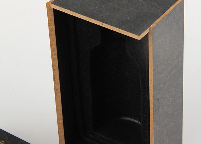 Black Cardboard Tube Packaging Kraft Paper Tube For Bottles Cardboard Cylinder Boxes