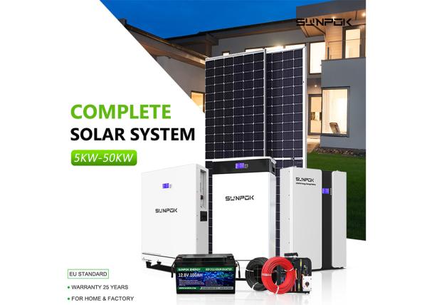Buy cheap Off Grid Full Set 5 Kw 10kw 15kw Off Grid Solar Power System 550w 600w Solar Panel from wholesalers