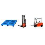 Injection Molding Plastic Euro Pallets Reusable 1200×1000×150mm Dimension
