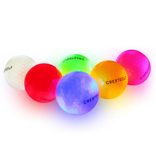 Buy cheap Glow In The Dark Light Up Luminous LED Golf Balls Golfers Night Training Balls from wholesalers