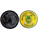 Arbitray Shape Smooth 3.5cm Velcro Logo Patches For Clothing