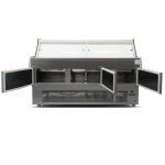 6ft Supermarket Deli Display Fridge , Serve Over Counter with Lift-up Glass Door