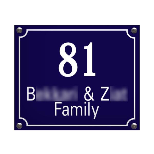 Buy cheap Oem Waterproof Reflective House Number Plaque Fluorescent Numbers For Houses from wholesalers