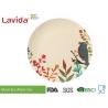 Buy cheap Decal Paper Printing Bio Bamboo Fiber Plates Non - Flammable 12 Inch Diameter from wholesalers