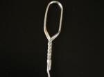 0.9x700mm Flanged Wire Heald Nylon Covered With Welded Eyelet