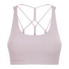 Buy cheap Fitness Sexy Lulu Cross Back Padded Custom Logo Workout Women's Solid Color Sports Bra Top from wholesalers
