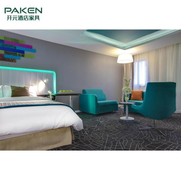 Buy cheap MDF Wood Finish Paken Hospitality Bedroom Furniture from wholesalers