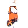 Buy cheap Satin Ribbon Bow Halloween Pet Dress Round Neck Design Pumpkin Dog Dress from wholesalers