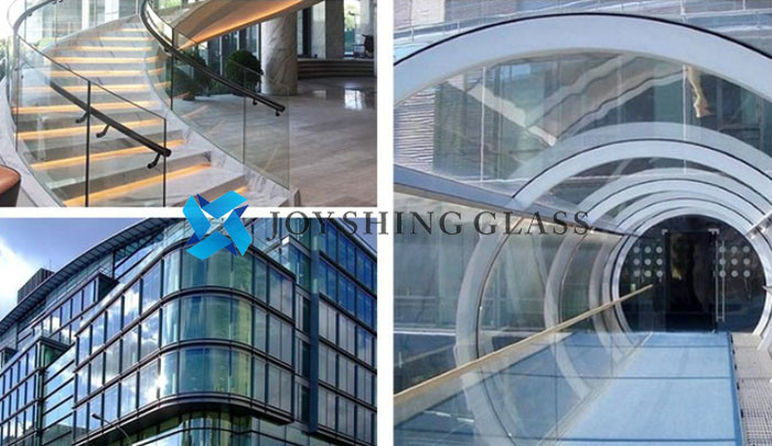 Application of ultra clear curved tempered glass