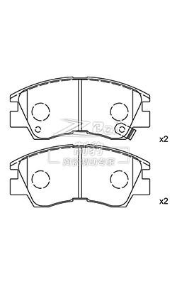 Buy cheap Ceramic Rear Brake Pad OEM 04466-12130 With OE Number 04465-35290 from wholesalers